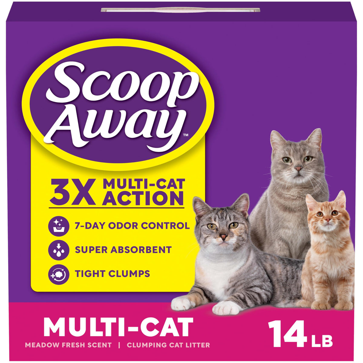 Multi Cat Litter Meadow Fresh Scent 14 lb S6660