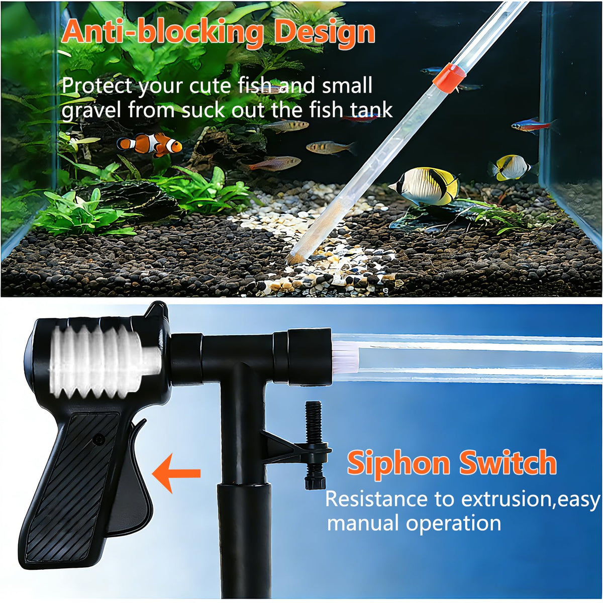 Aquarium Gravel Vacuum Cleaner Kit U4871