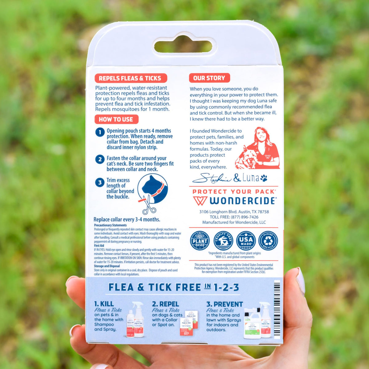 Flea & Tick Repellent Cat Collar B4361