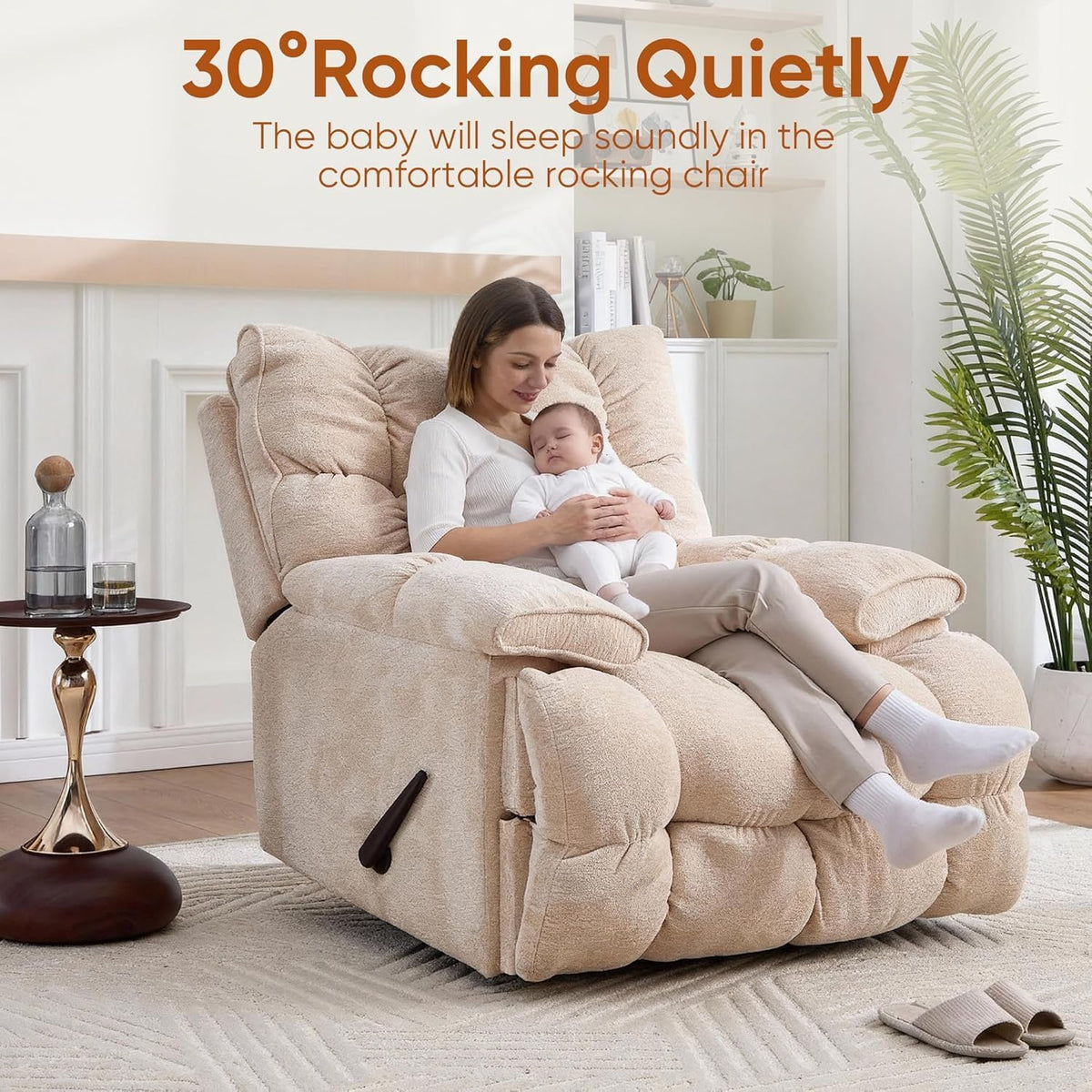 Oversized Swivel Rocker Recliner Chair Q147650