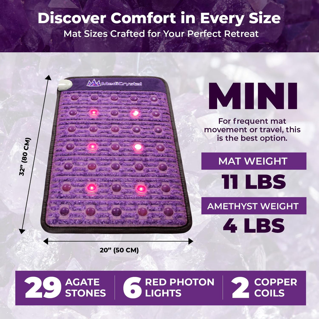 Far Infrared Amethyst Heating Pad Mini 32" L x 20"W U831442