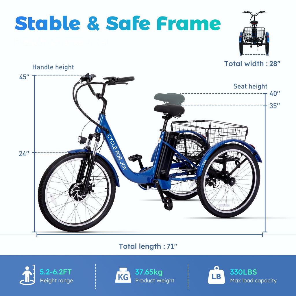 3 Wheel Electric Bike M833262