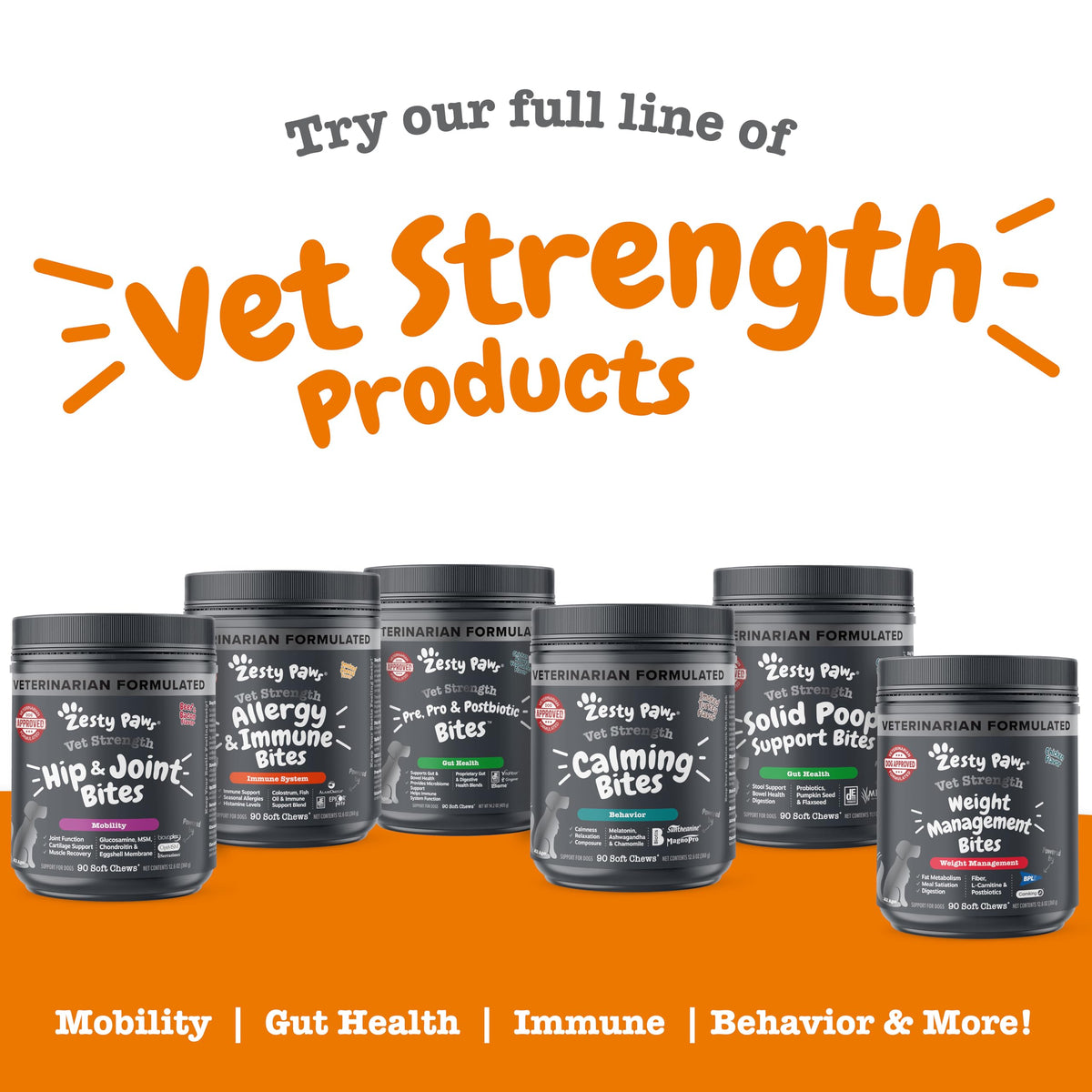 90 Count Dog Weight Management Supplement I23102