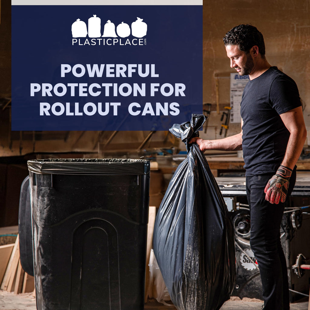 95-96 Gallon Heavy Duty Black Trash Bags J730261
