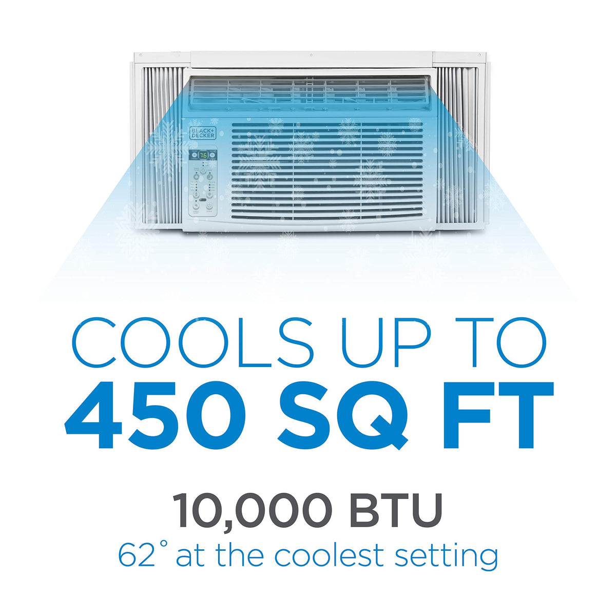 10000 BTU White Window Air Conditioner Q81362