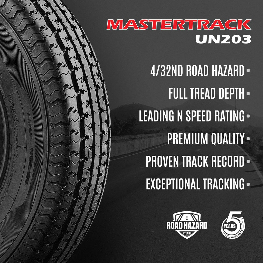 Set of 4 10 Ply Radial Trailer Tires H228