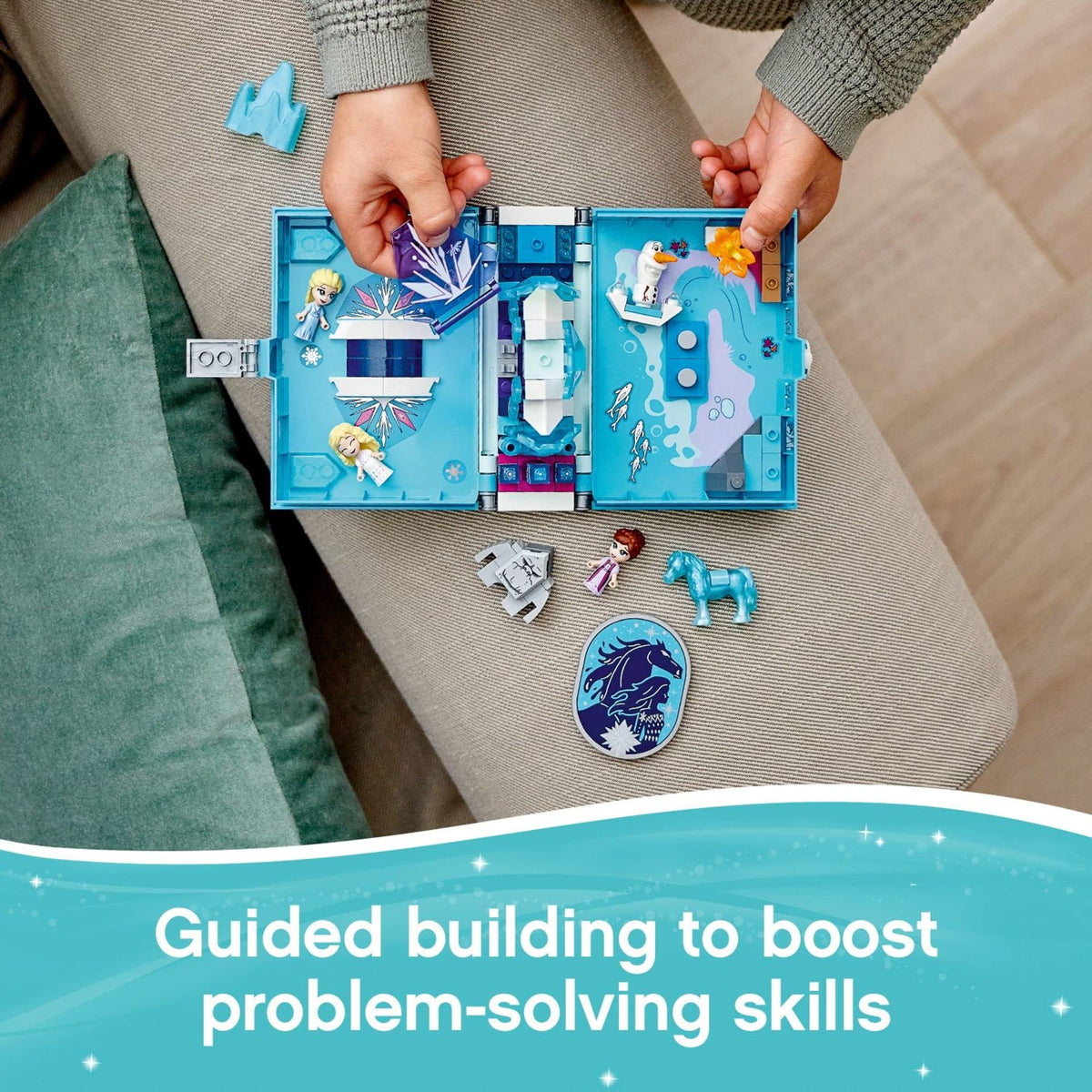 Frozen Building Toy Set with Micro Dolls and Olaf Figure O524632